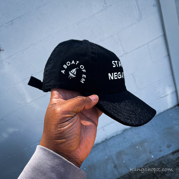 Black  Starve Negativity Baseball Cap