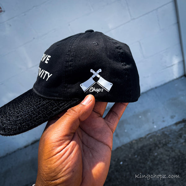 Black  Starve Negativity Baseball Cap