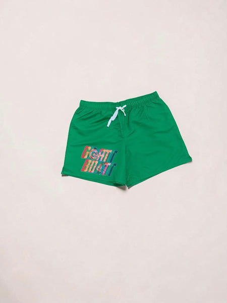 Green Glitch Shorts