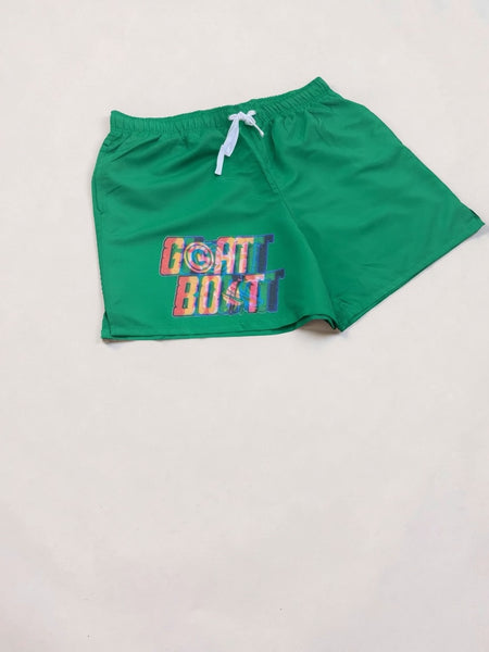 Green Glitch Shorts