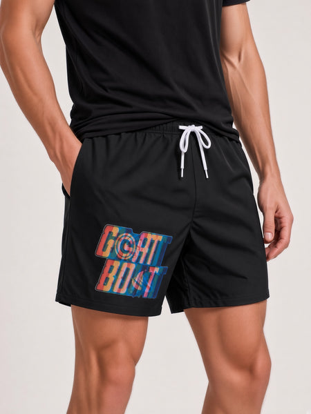 Black Glitch shorts