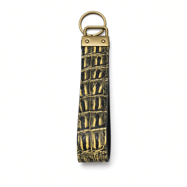 Golden Gator Wristlet